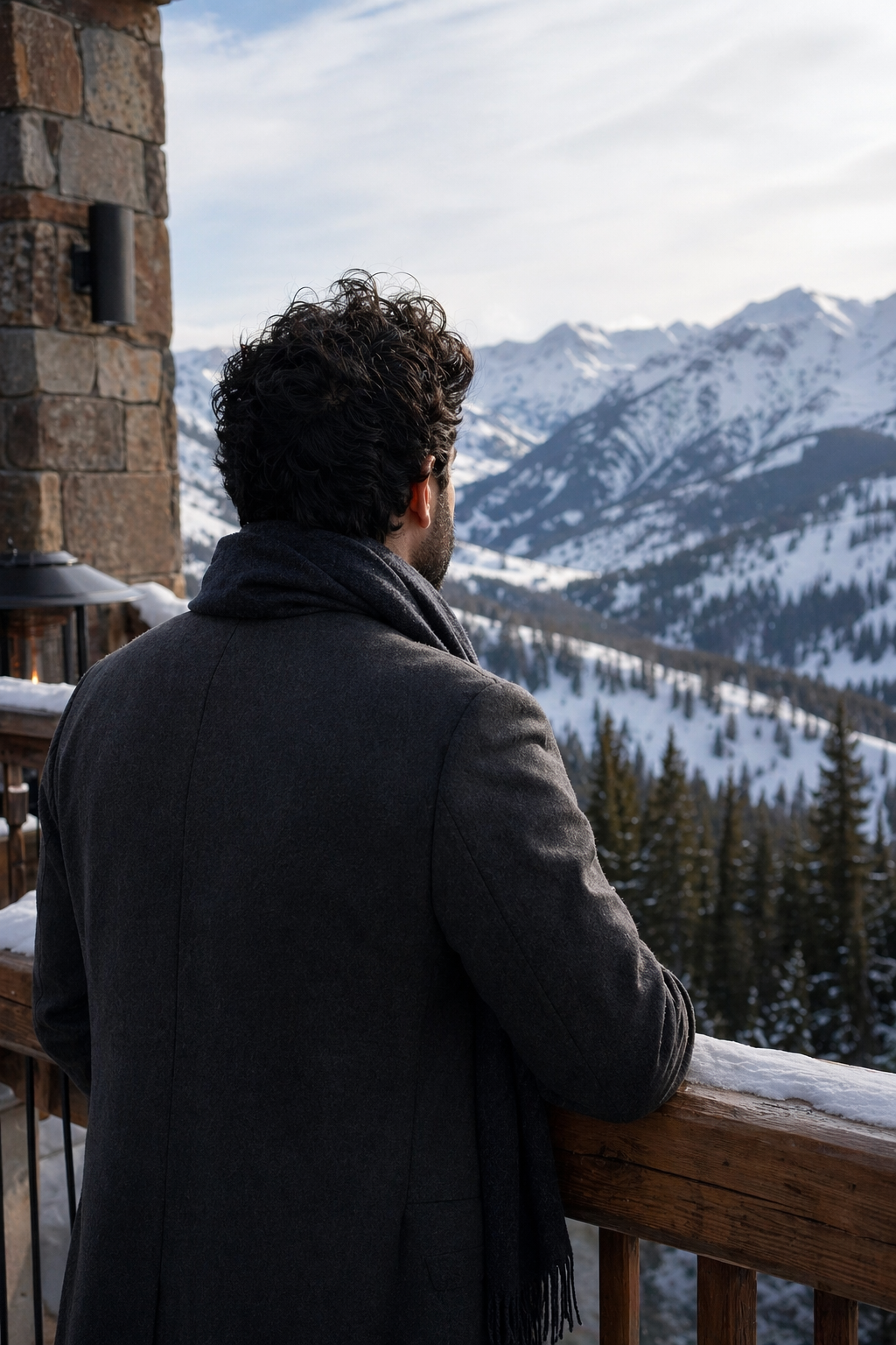 Aspen — Snowy tree line