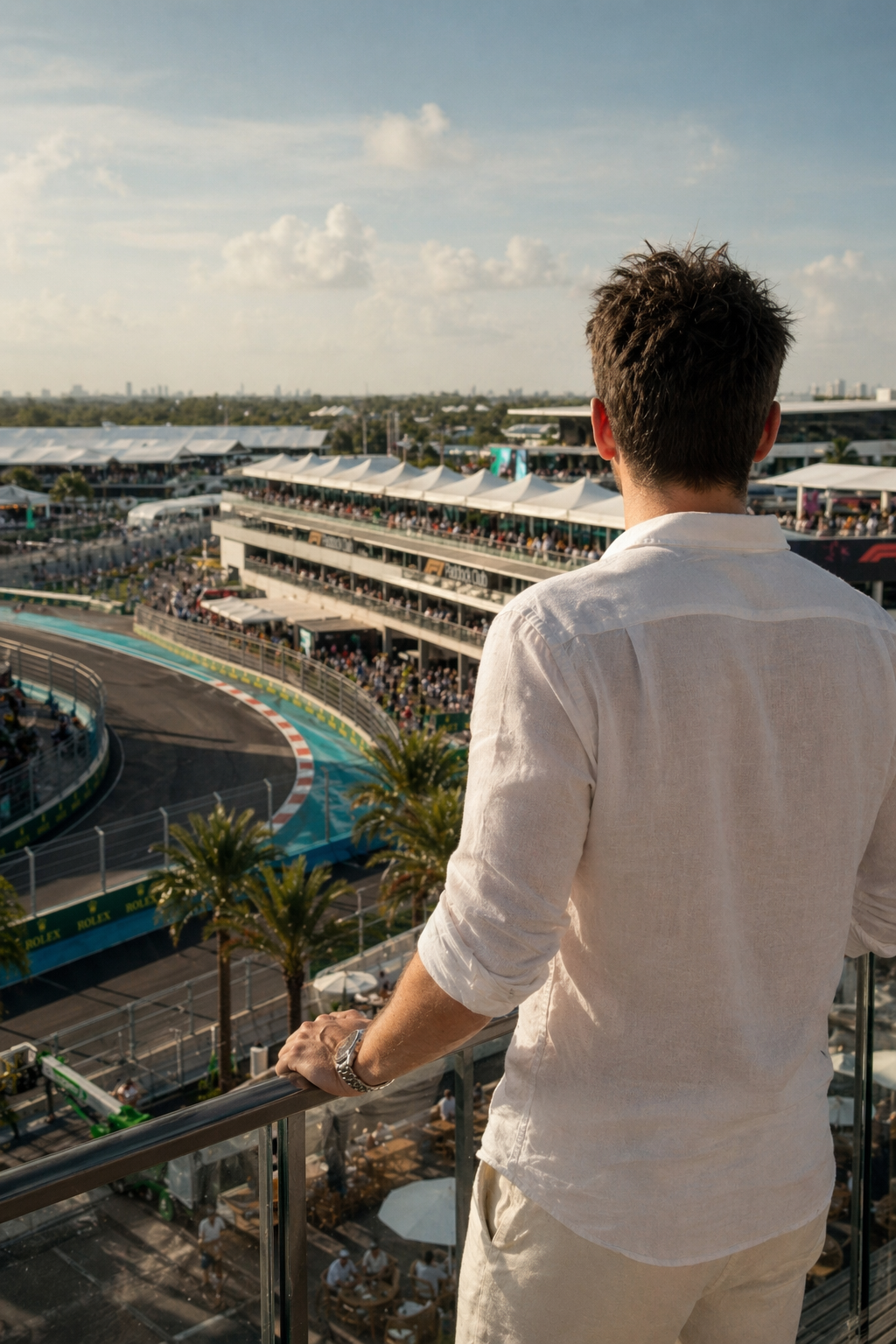 F1 Miami — Race start view