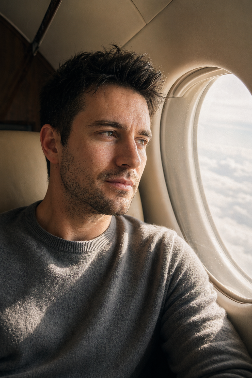 Private Jet — Cockpit view