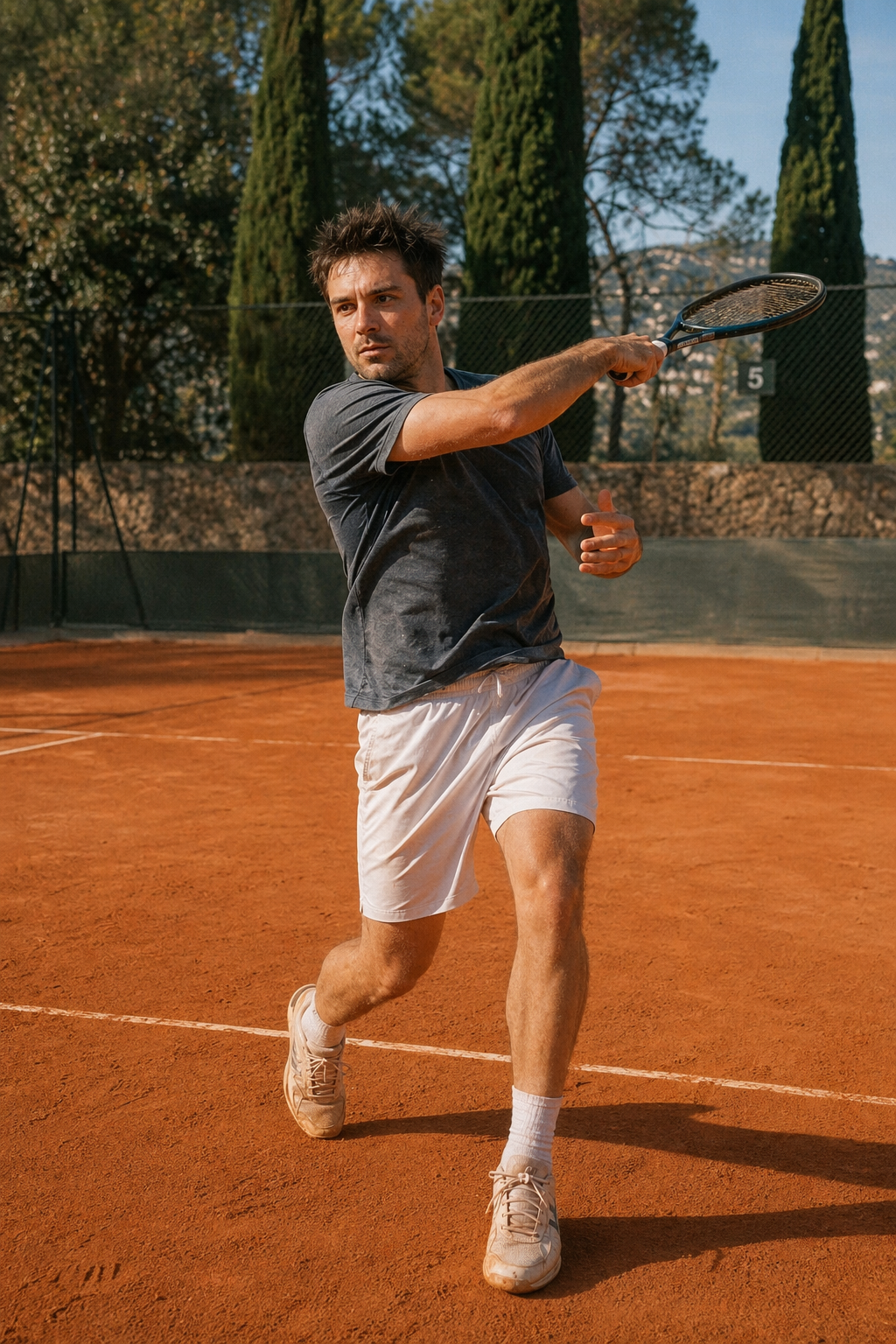 Tennis Riviera — Net handshake