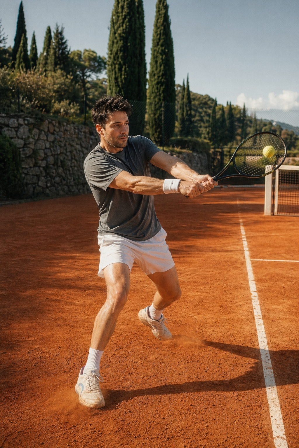 Tennis Riviera — Practice volley